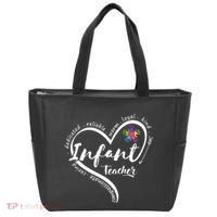 Infant Teacher Back to School Infant Daycare Teacher Tote Bag thumb 0