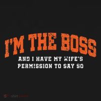 I’M The Boss And I Have My Wife’S Permission To Say So Baby Bodysuit thumb 2