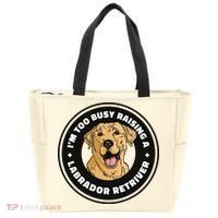 I'm Too Busy Raising A Labrador Retriever Tote Bag thumb 0