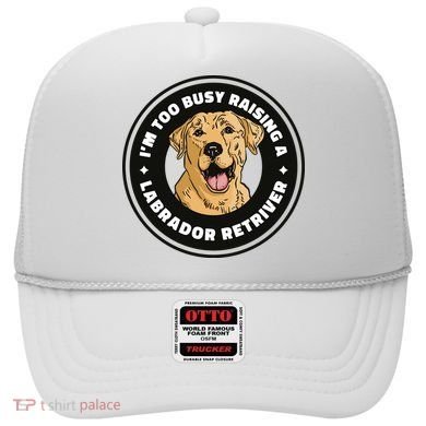 I'm Too Busy Raising A Labrador Retriever Hat