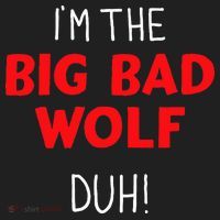 I'm the bad wolf duh costume for DIY halloween party Comfort Colors Boxy T-Shirt thumb 3