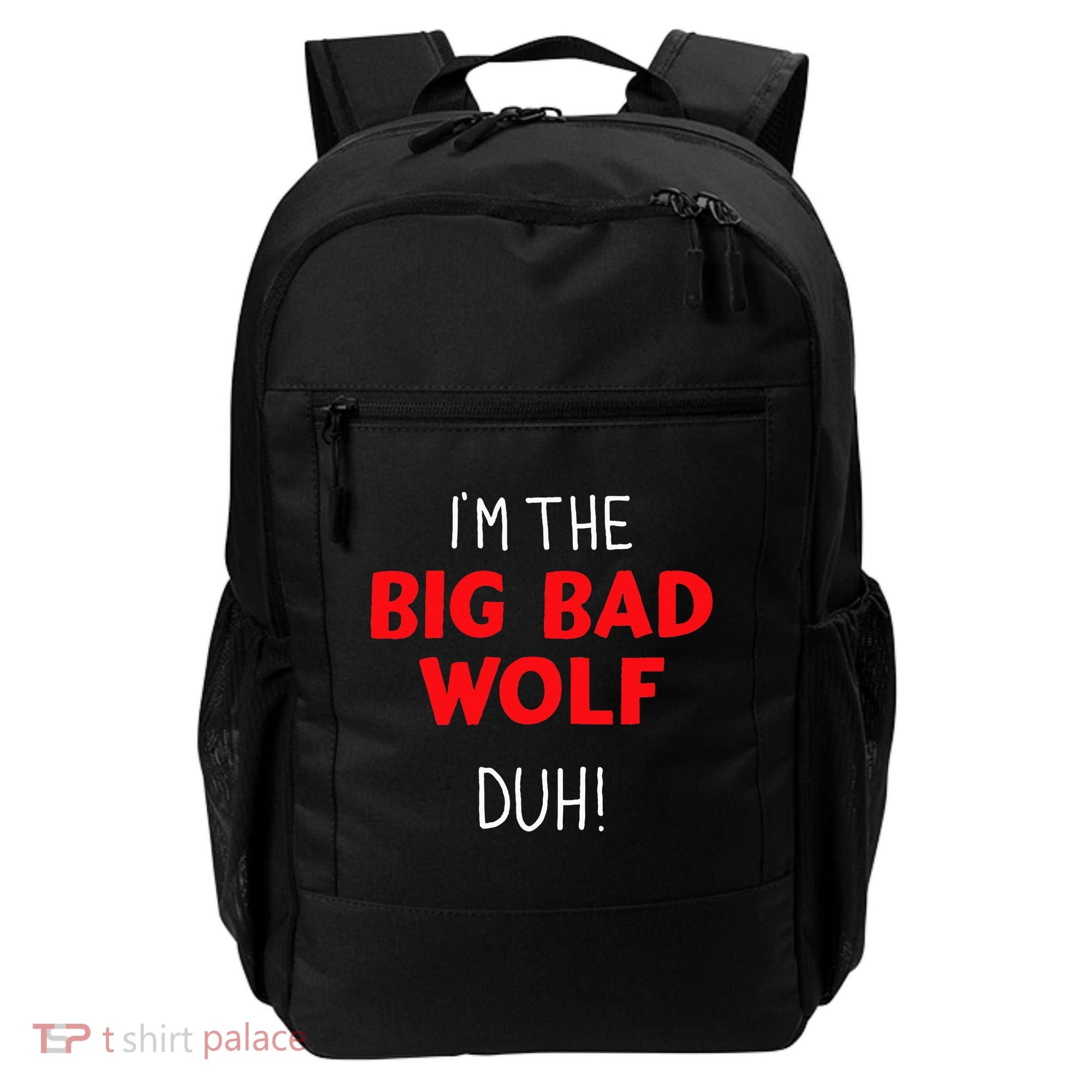 I'm the bad wolf duh costume for DIY halloween party Backpack