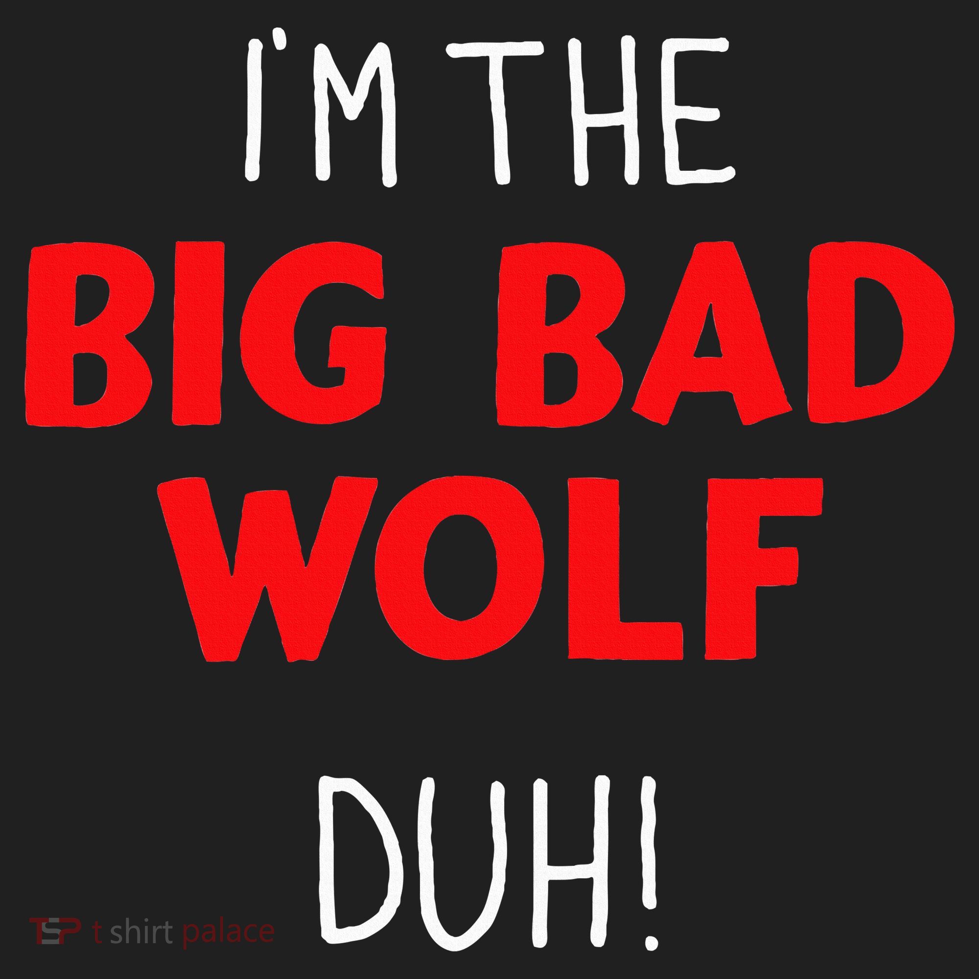 I'm the bad wolf duh costume for DIY halloween party Beanie