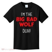 I'm the bad wolf duh costume for DIY halloween party Kids T-Shirt thumb 0