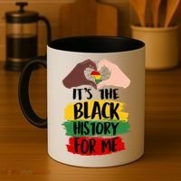 It's The Black History For Me Coffee Mug thumb 4