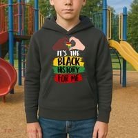 It's The Black History For Me Kids Hoodie thumb 2