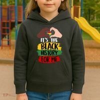 It's The Black History For Me Kids Hoodie thumb 3