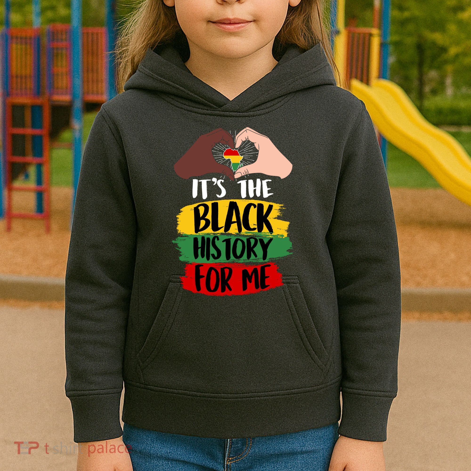 It's The Black History For Me Kids Hoodie