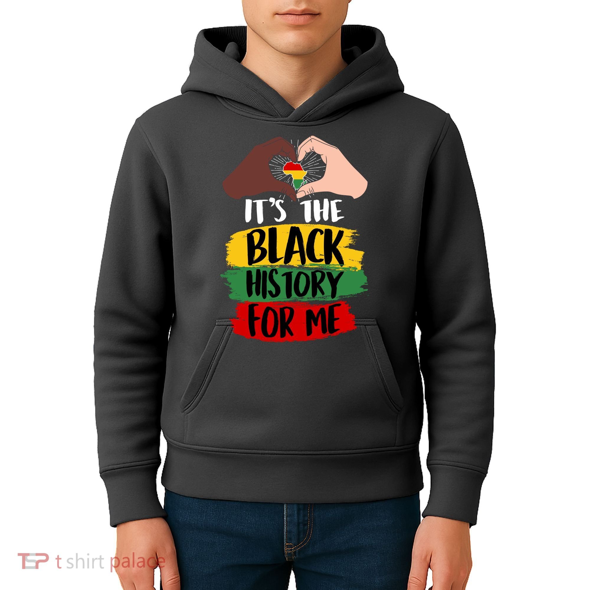 It's The Black History For Me Kids Hoodie