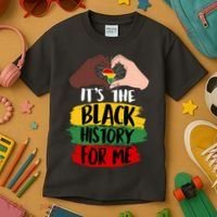 It's The Black History For Me Kids T-Shirt thumb 3