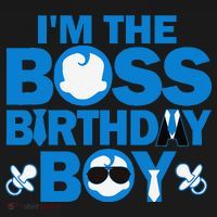 Im The Boss Birthday Baby Family Party Decorations Backpack thumb 2