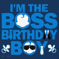 Im The Boss Birthday Baby Family Party Decorations Sweatshirt thumb 3