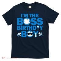 Im The Boss Birthday Baby Family Party Decorations T-Shirt thumb 0