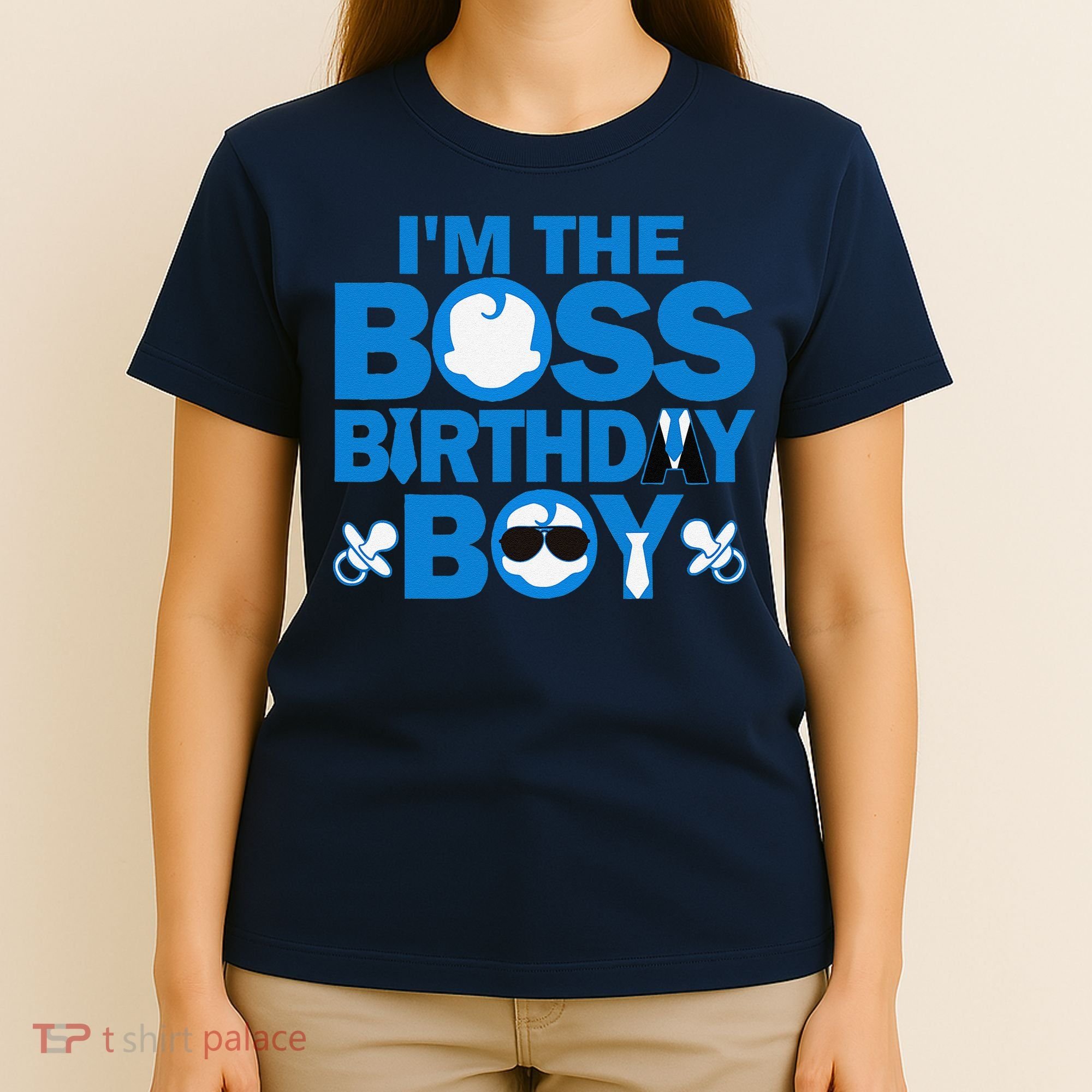 Im The Boss Birthday Baby Family Party Decorations T-Shirt