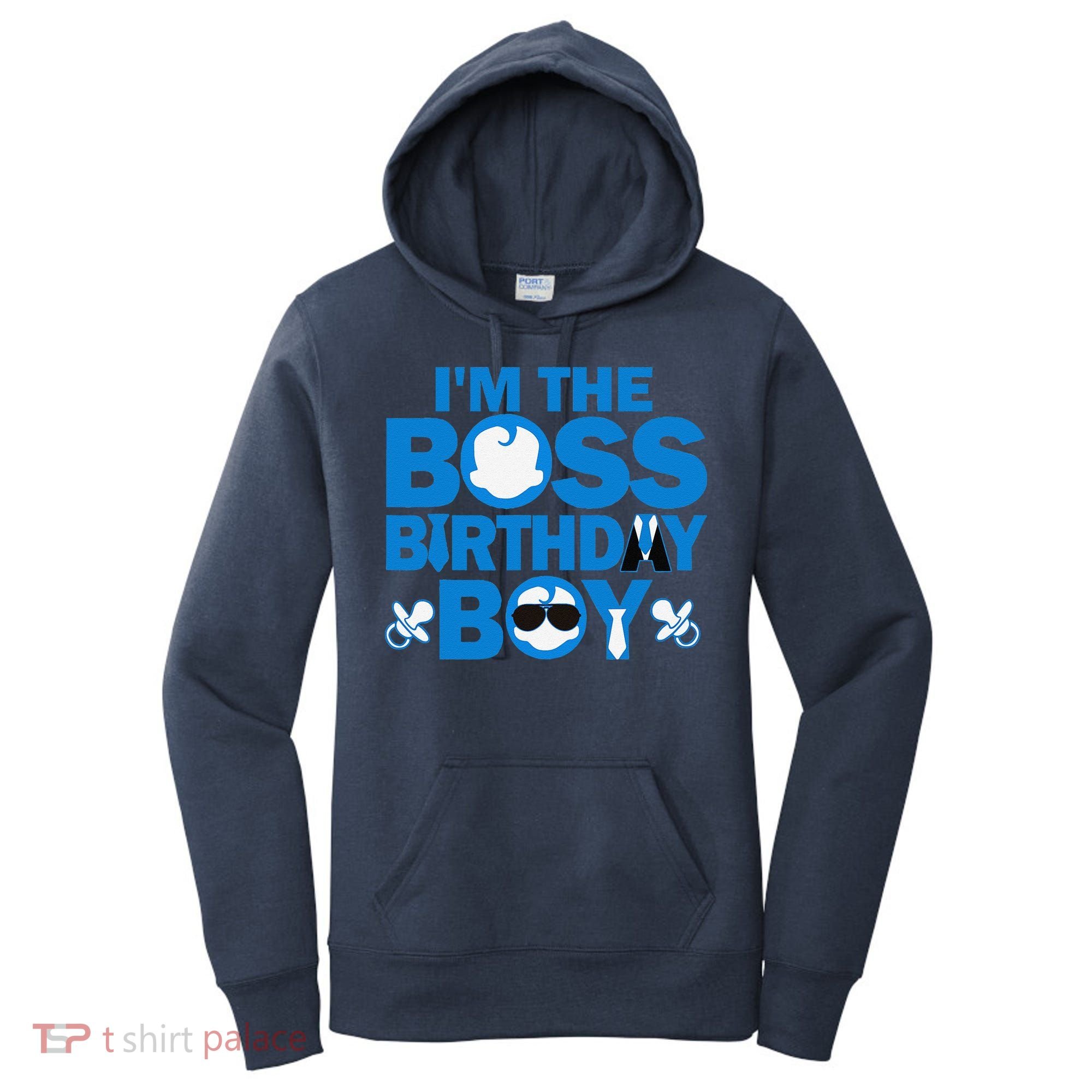 Im The Boss Birthday Baby Family Party Decorations Women's Hoodie