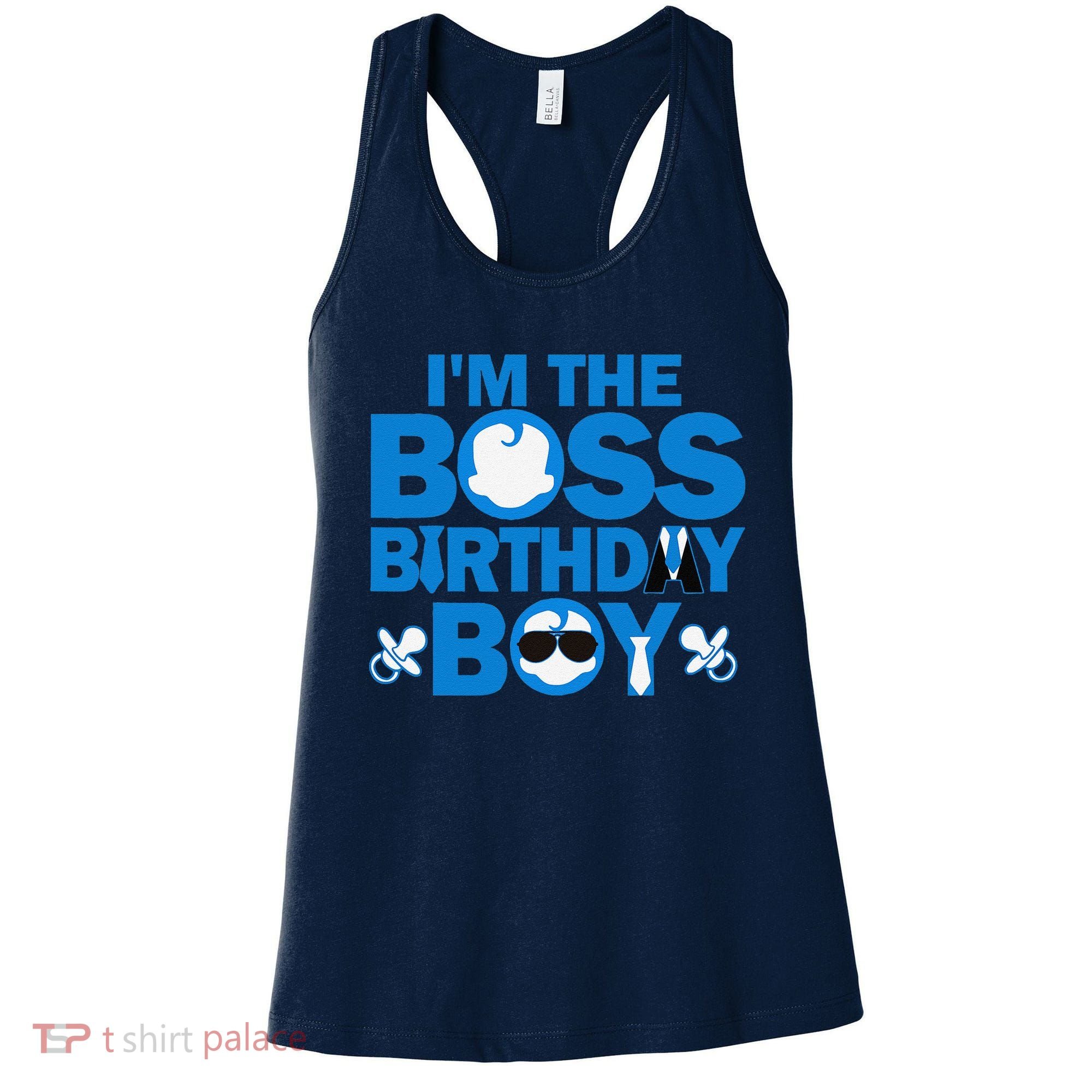 Im The Boss Birthday Baby Family Party Decorations Women's Tank Top