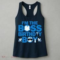 Im The Boss Birthday Baby Family Party Decorations Women's Tank Top thumb 3
