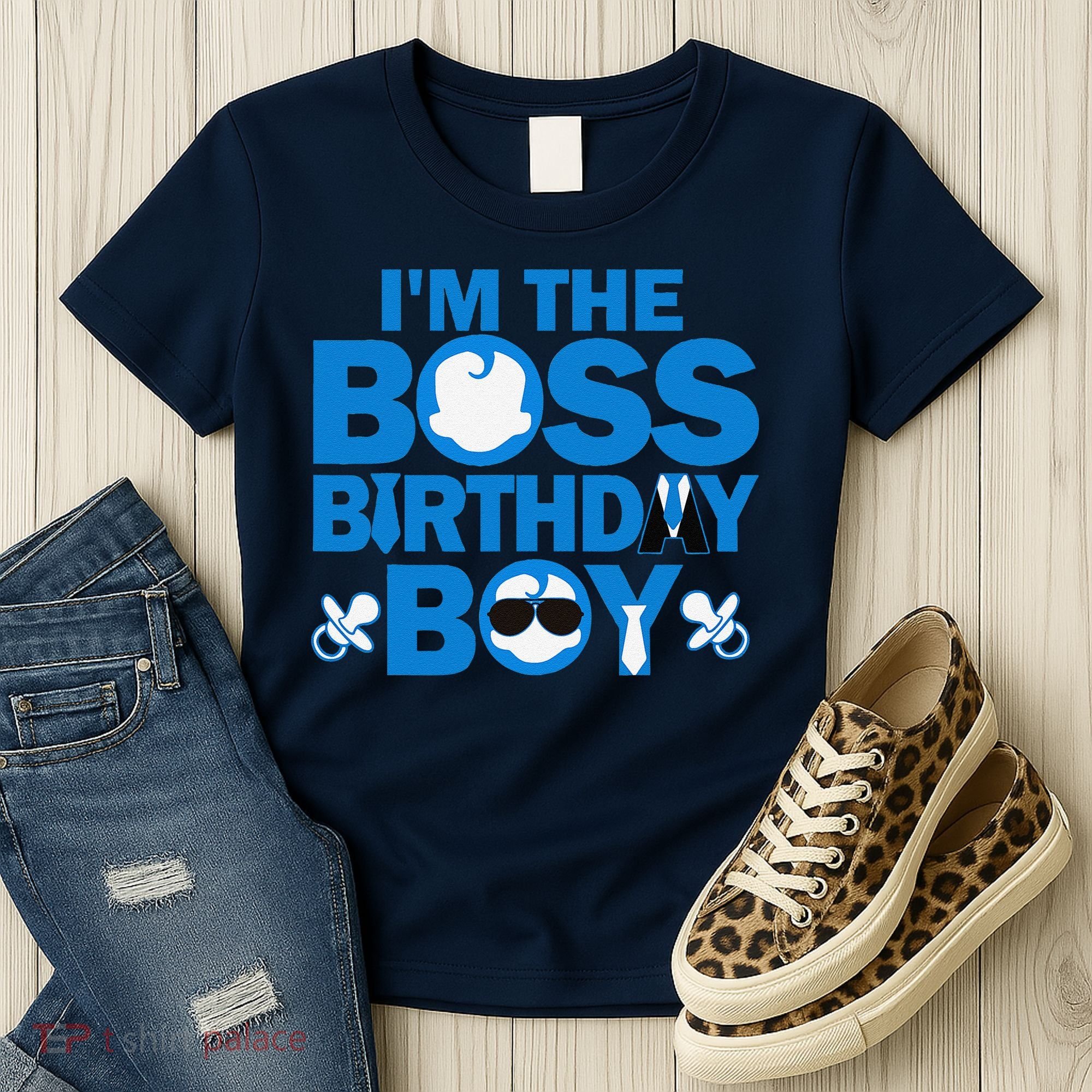 Im The Boss Birthday Baby Family Party Decorations Women's T-Shirt