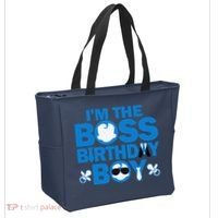 Im The Boss Birthday Baby Family Party Decorations Tote Bag thumb 2