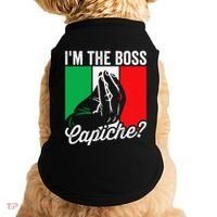 IM The Boss Capiche Funny Italian Nonno Nonna Saying Doggie Tank thumb 0