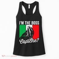 IM The Boss Capiche Funny Italian Nonno Nonna Saying Women's Tank Top thumb 0