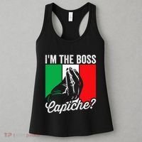IM The Boss Capiche Funny Italian Nonno Nonna Saying Women's Tank Top thumb 3