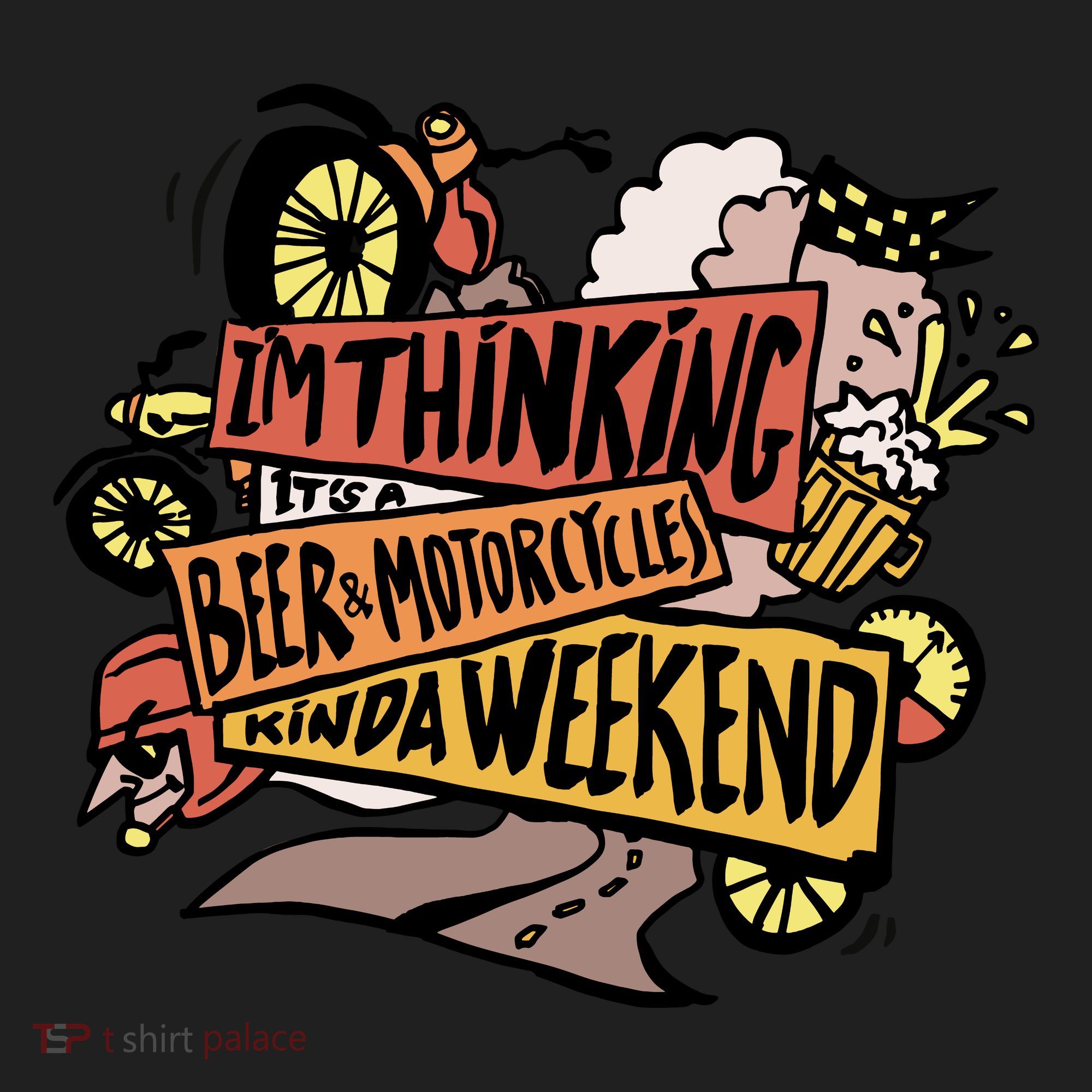 I'm Thinking Beer And Motorcycle Kinda Weekend Women's Sweatshirt