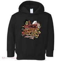 I'm Thinking Beer And Motorcycle Kinda Weekend Toddler Hoodie thumb 0