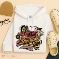 I'm Thinking Beer And Motorcycle Kinda Weekend Hoodie thumb 4