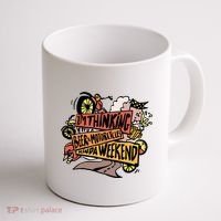 I'm Thinking Beer And Motorcycle Kinda Weekend Coffee Mug thumb 1