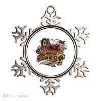 I'm Thinking Beer And Motorcycle Kinda Weekend Ornament thumb 0