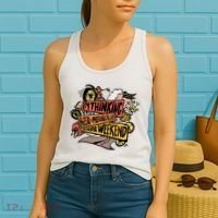 I'm Thinking Beer And Motorcycle Kinda Weekend Women's Tank Top thumb 2