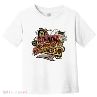 I'm Thinking Beer And Motorcycle Kinda Weekend Toddler T-Shirt thumb 0