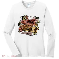 I'm Thinking Beer And Motorcycle Kinda Weekend Women's Long Sleeve Shirt thumb 0