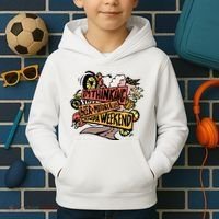 I'm Thinking Beer And Motorcycle Kinda Weekend Kids Hoodie thumb 2