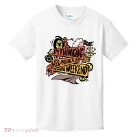 I'm Thinking Beer And Motorcycle Kinda Weekend Kids T-Shirt thumb 0