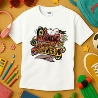 I'm Thinking Beer And Motorcycle Kinda Weekend Kids T-Shirt thumb 3