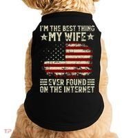 Im The Best Thing My Wife Ever Found On The Internet Retro Doggie Tank thumb 0