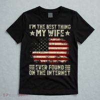 Im The Best Thing My Wife Ever Found On The Internet Retro T-Shirt thumb 5