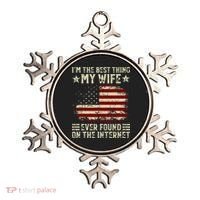 Im The Best Thing My Wife Ever Found On The Internet Retro Ornament thumb 0