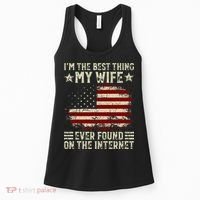 Im The Best Thing My Wife Ever Found On The Internet Retro Women's Tank Top thumb 0
