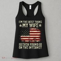 Im The Best Thing My Wife Ever Found On The Internet Retro Women's Tank Top thumb 3