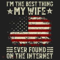 Im The Best Thing My Wife Ever Found On The Internet Retro Hat thumb 2
