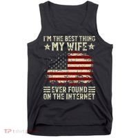 Im The Best Thing My Wife Ever Found On The Internet Retro Tank Top thumb 0
