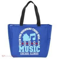 In The Beginning There Was House Chicago House Music DJ Tote Bag thumb 0