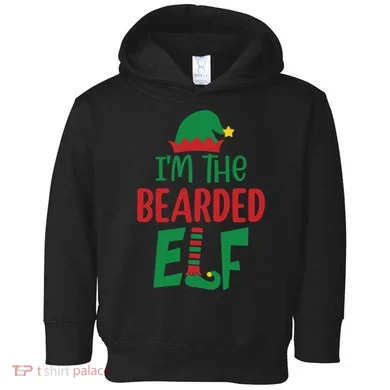 IM The Bearded Elf Toddler Hoodie