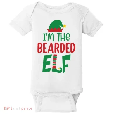 IM The Bearded Elf Baby Bodysuit