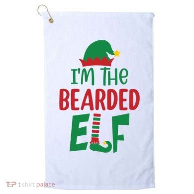 IM The Bearded Elf Golf Towel