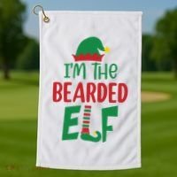 IM The Bearded Elf Golf Towel thumb 1