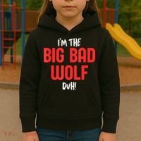 IM The Bad Wolf Duh Costume For Diy Halloween Party Kids Hoodie thumb 3